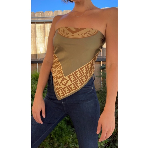 Fendi Accessories - SALE🔥 Fendi 90s Zucca Monogram Logo Silk Scarf